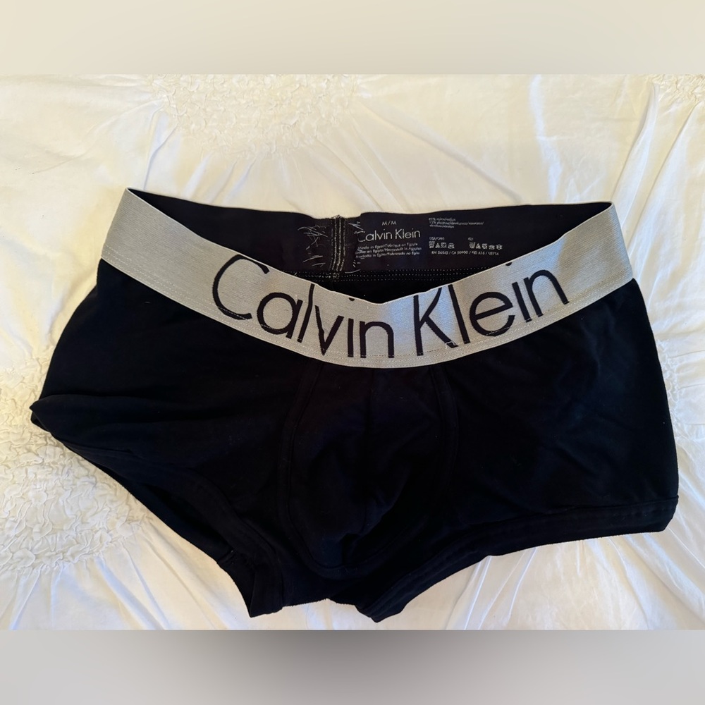 CALVIN KLEIN Men’s brief, in black, size medium